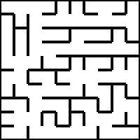 A sample maze image