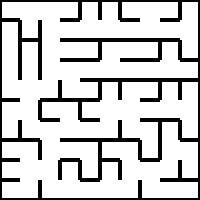 A sample maze image